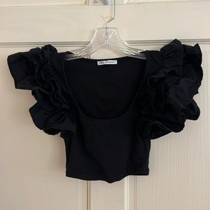 Zara Black Top